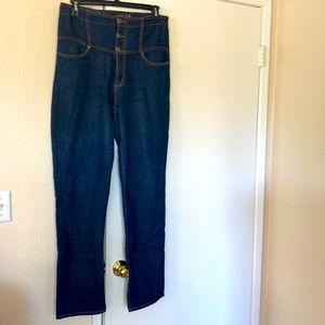 Corset Super High Waist Jeans Size 16/XL